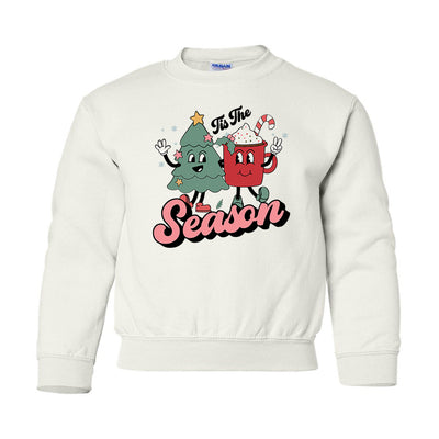 Kids Holiday 'Tis The Season Characters' Crewneck Sweatshirt