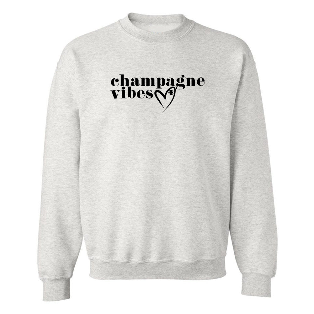 Champagne Vibes Monogram Sweatshirt