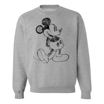 Monogrammed 'Vintage Mickey' Crewneck Sweatshirt
