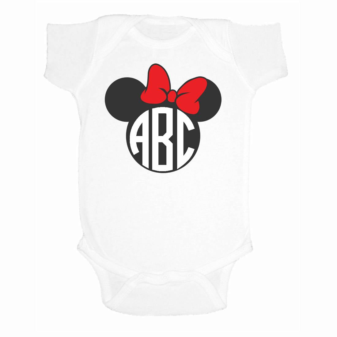 Minnie Mouse Monogram for Infant