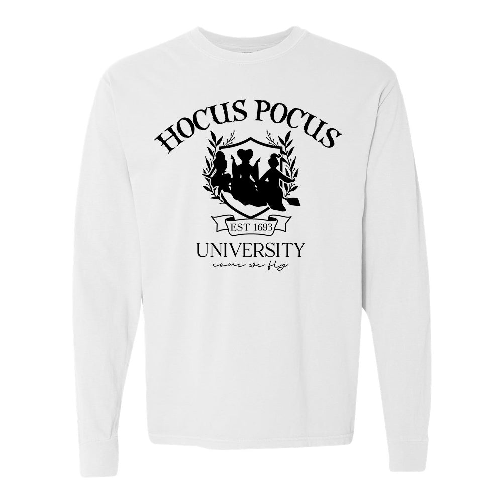 'Hocus Pocus University' Comfort Colors Long Sleeve T-Shirt