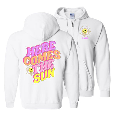 Make It Yours™ 'Here Comes The Sun' Front & Back Full Zip