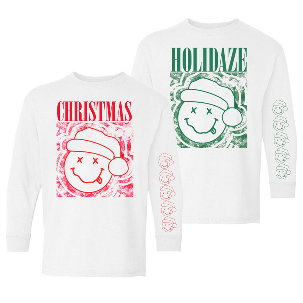 Kids 'Nirvana Christmas/Holidaze' Long Sleeve T-Shirt