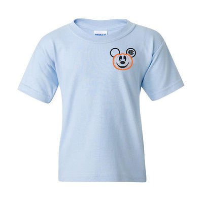 Kids Monogrammed Mickey Pumpkin T-Shirt