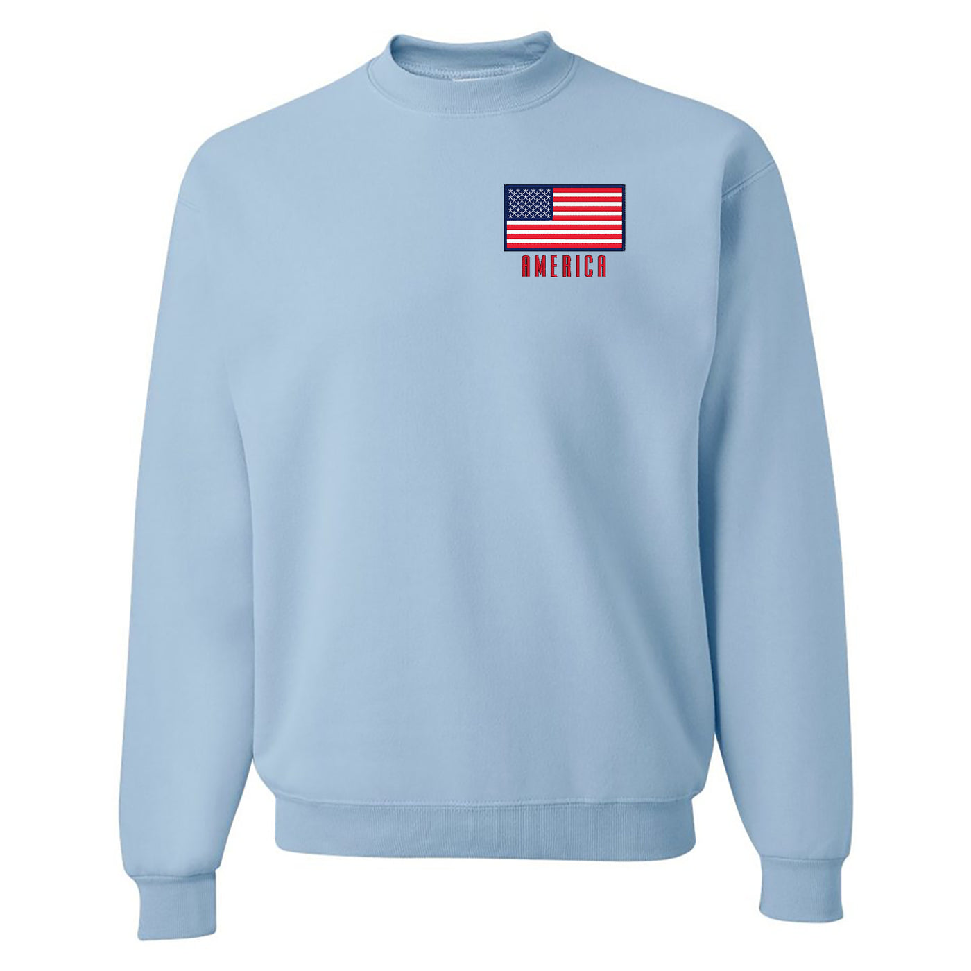 Make it Yours™ 'American Flag' Crewneck Sweatshirt