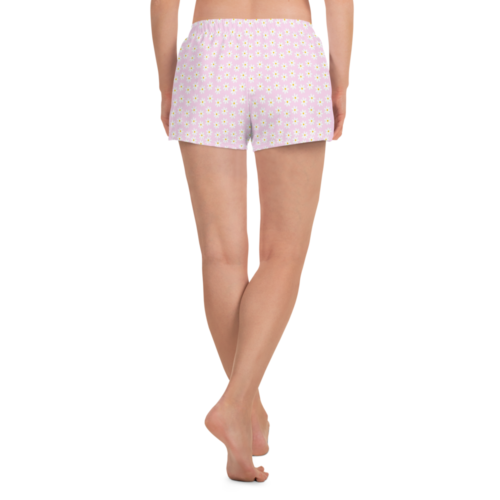 'Daisy Pattern' Women’s Athletic Shorts