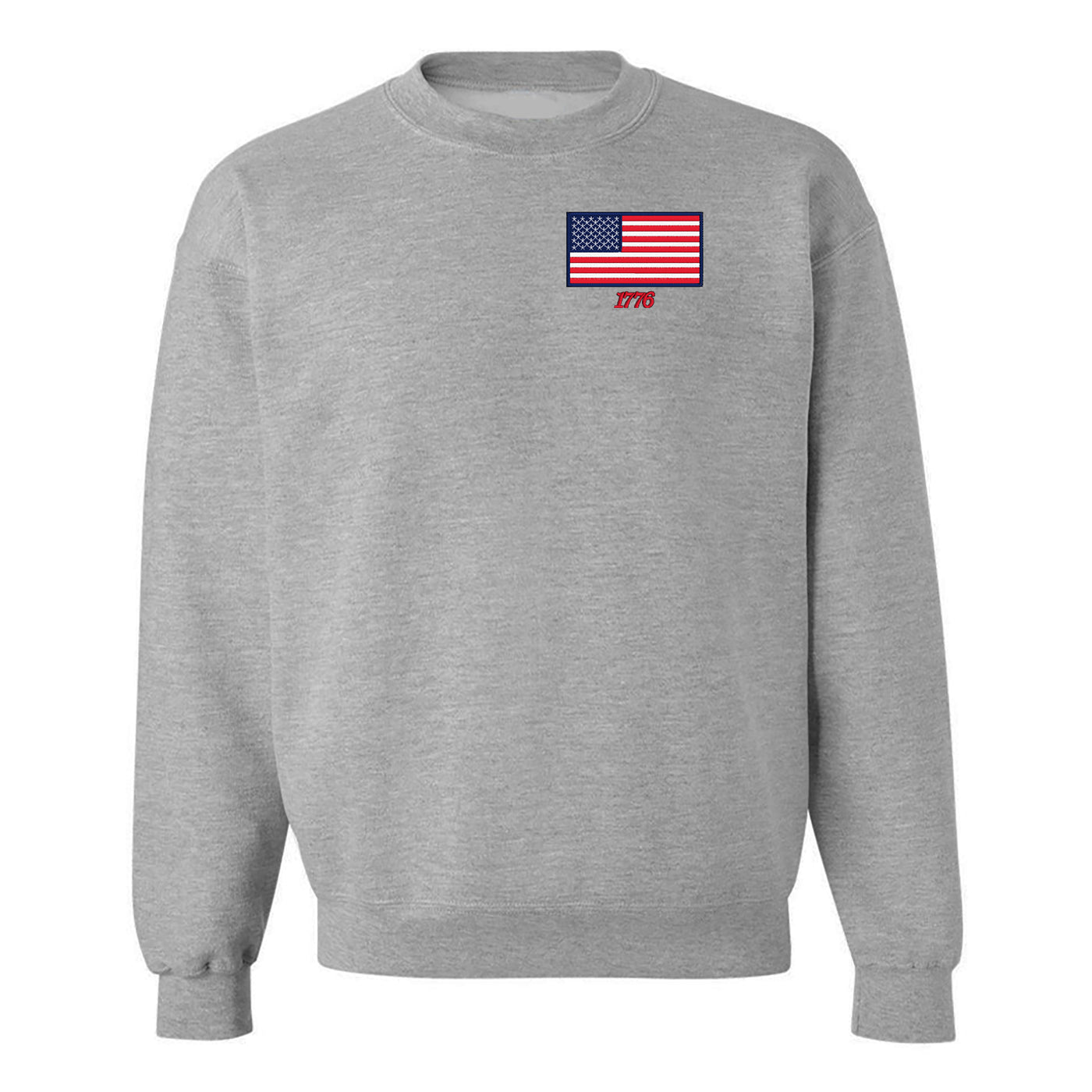 Make it Yours™ 'American Flag' Crewneck Sweatshirt