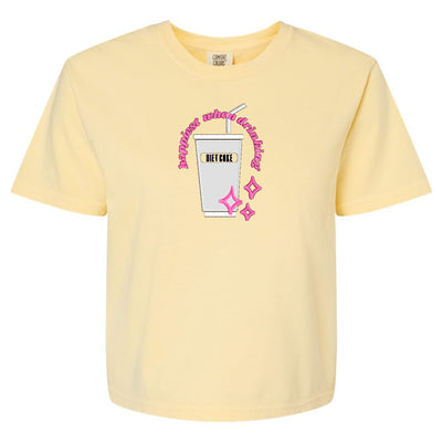 Make It Yours™ 'Happiest When Drinking...' Comfort Colors Boxy T-Shirt