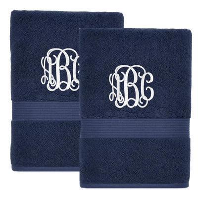 Monogrammed Bath Towel Set