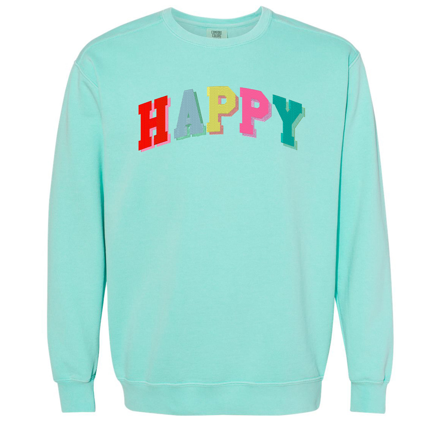 'Happy' Comfort Colors Sweatshirt