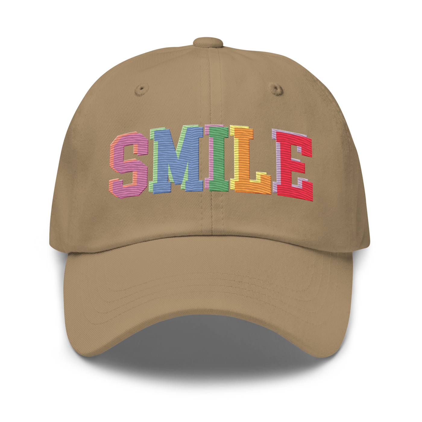 'Smile' Embroidered Hat