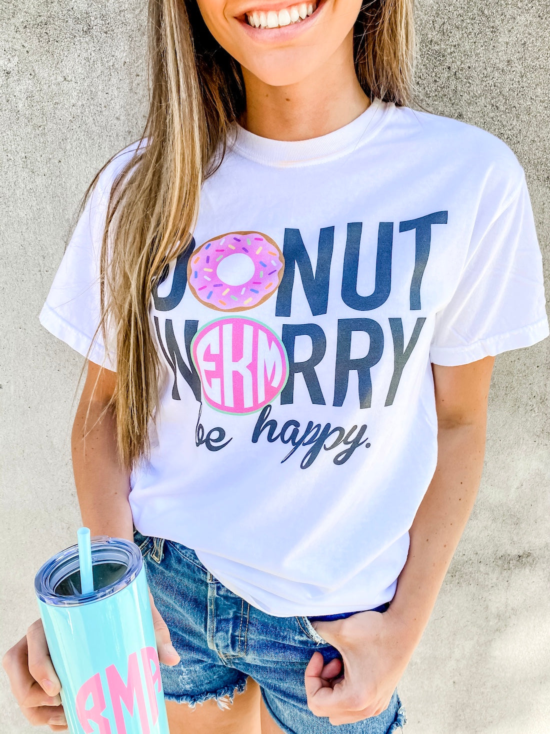 Graphic Donut Worry shirt cozy cute