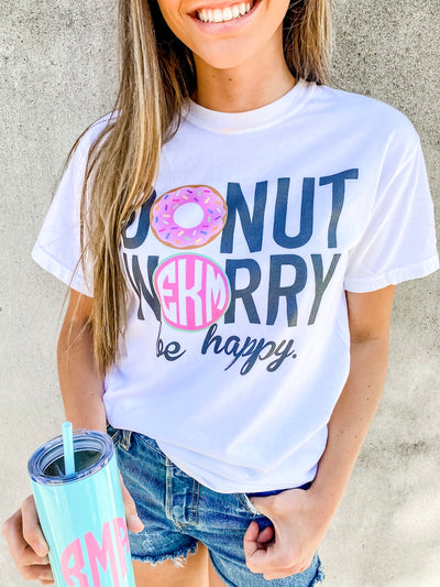 Graphic Donut Worry shirt cozy cute