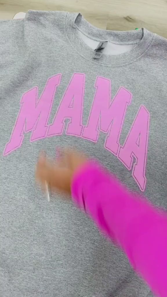 'Mama' PUFF Crewneck Sweatshirt