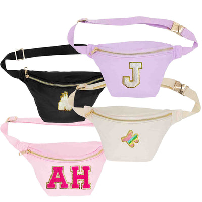 Letter Patch Fanny Pack