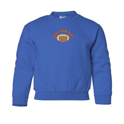 Kids Make It Yours™ Football Gameday Crewneck Sweatshirt