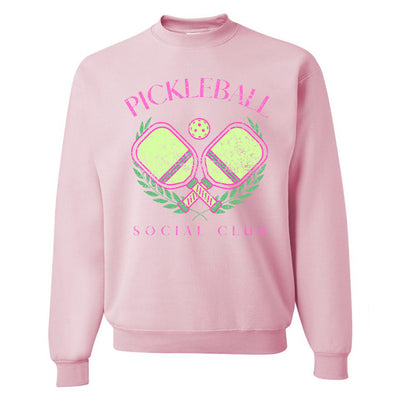 'Pickleball Social Club' Crewneck Sweatshirt