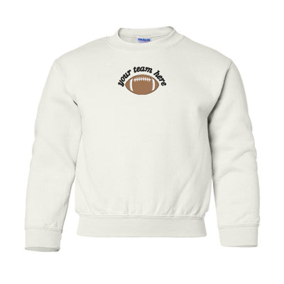 Kids Make It Yours™ Football Gameday Crewneck Sweatshirt