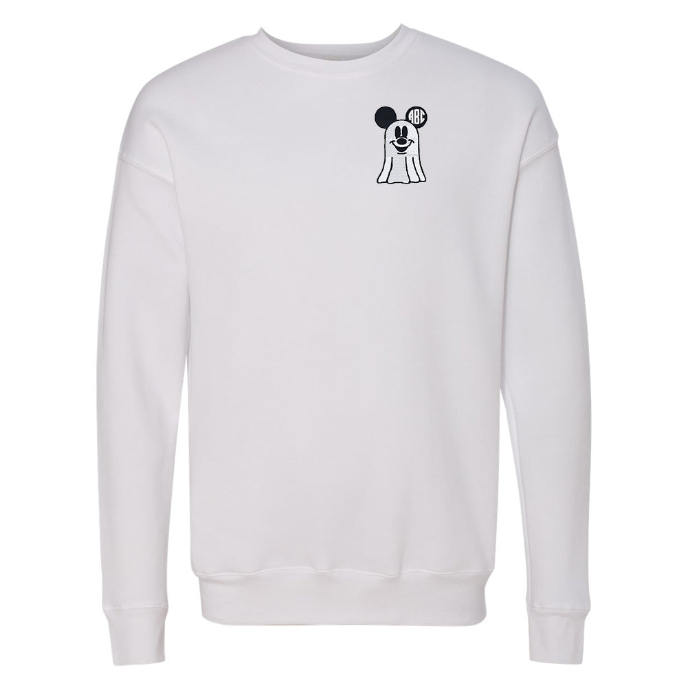 Monogrammed Mickey Ghost Premium Crewneck Sweatshirt