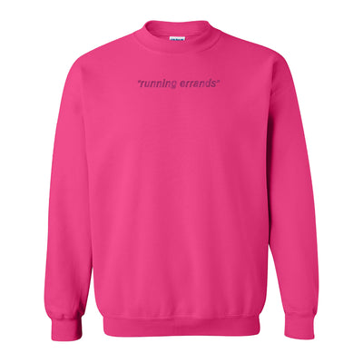 'Running Errands' Crewneck Sweatshirt