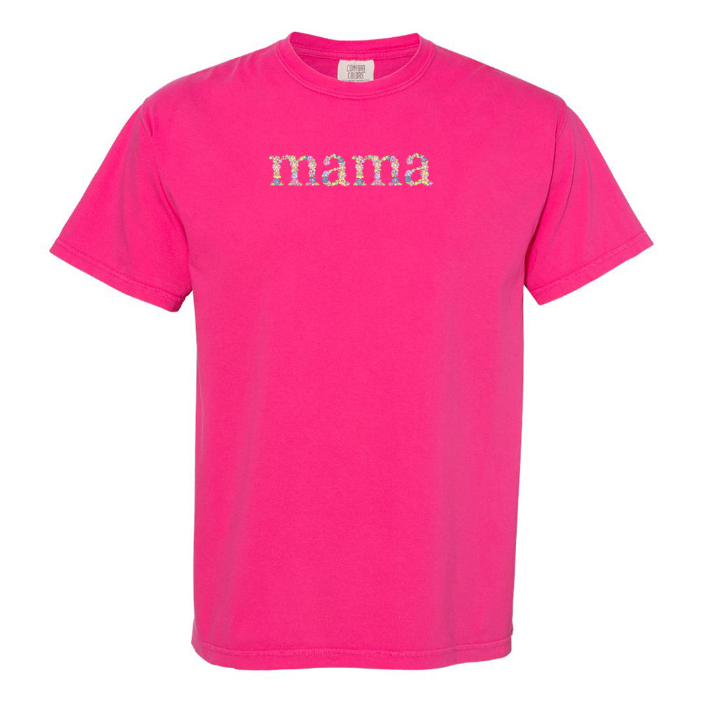 'Floral Mama' Comfort Colors T-Shirt