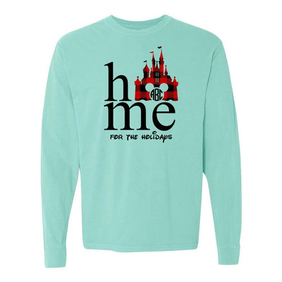Monogrammed 'Disney Home for the Holidays' Long Sleeve T-Shirt