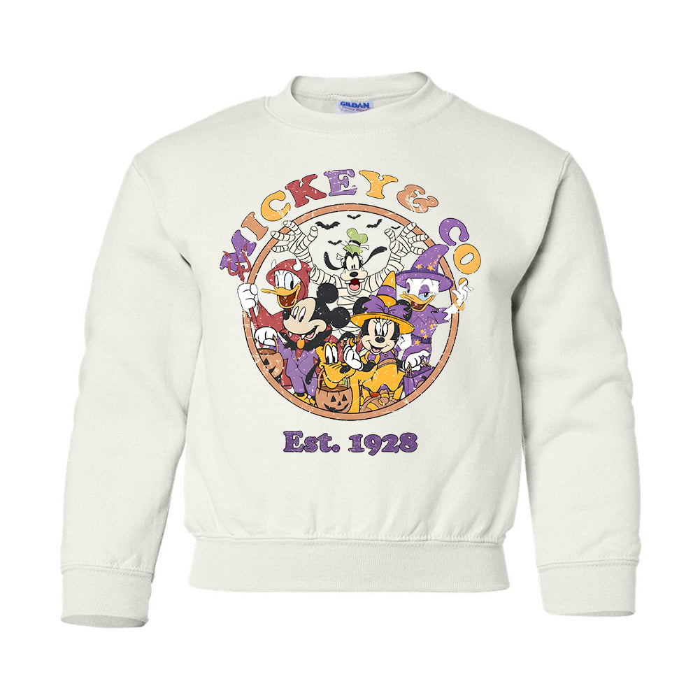 Kids 'Halloween Mickey & Co' Crewneck Sweatshirt