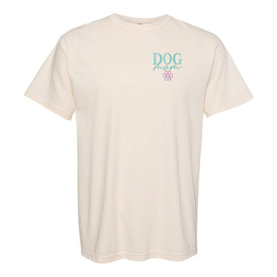 Monogrammed Dog Mom Comfort Colors T-Shirt