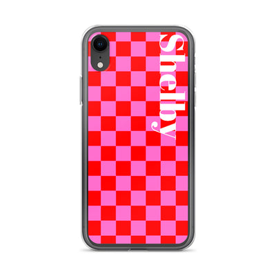 Make It Yours™ Check Pattern iPhone Case - United Monograms