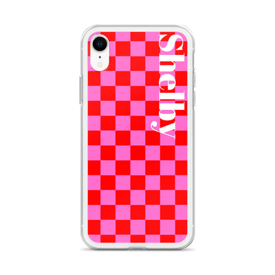 Make It Yours™ Check Pattern iPhone Case