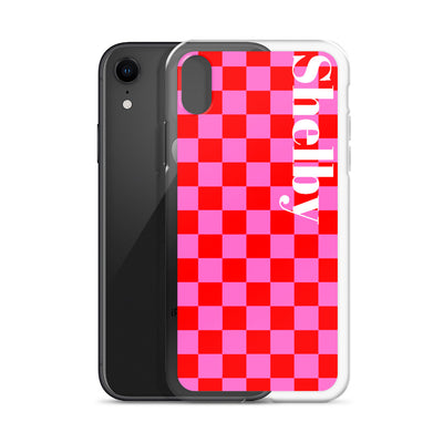 Make It Yours™ Check Pattern iPhone Case