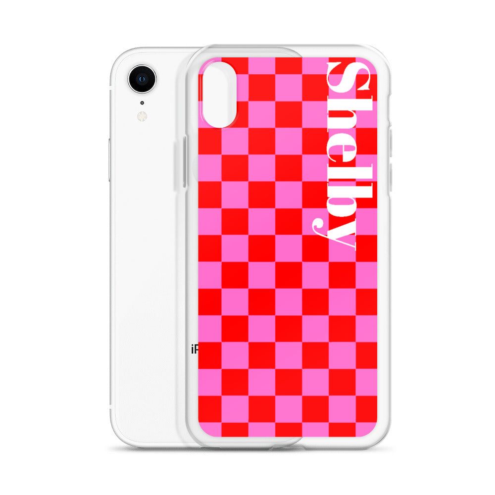 Make It Yours™ Check Pattern iPhone Case