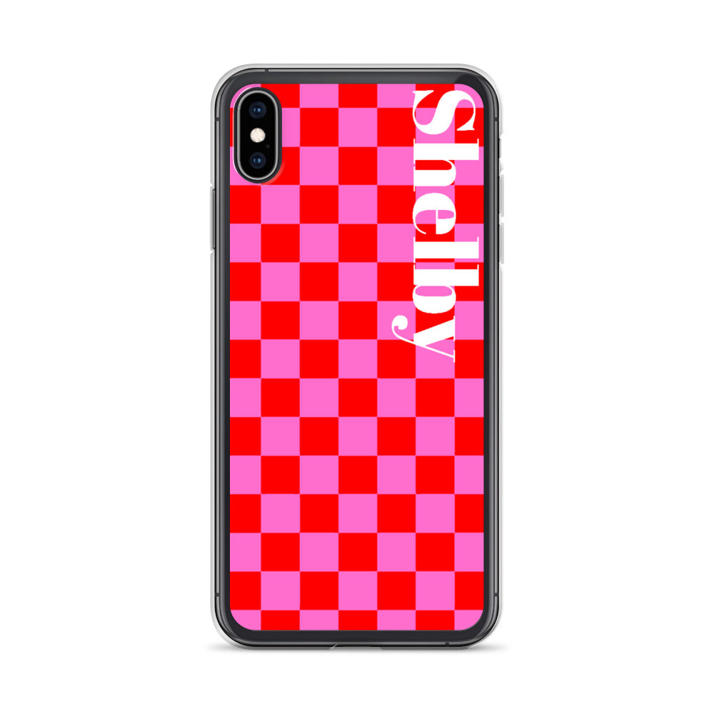 Make It Yours™ Check Pattern iPhone Case