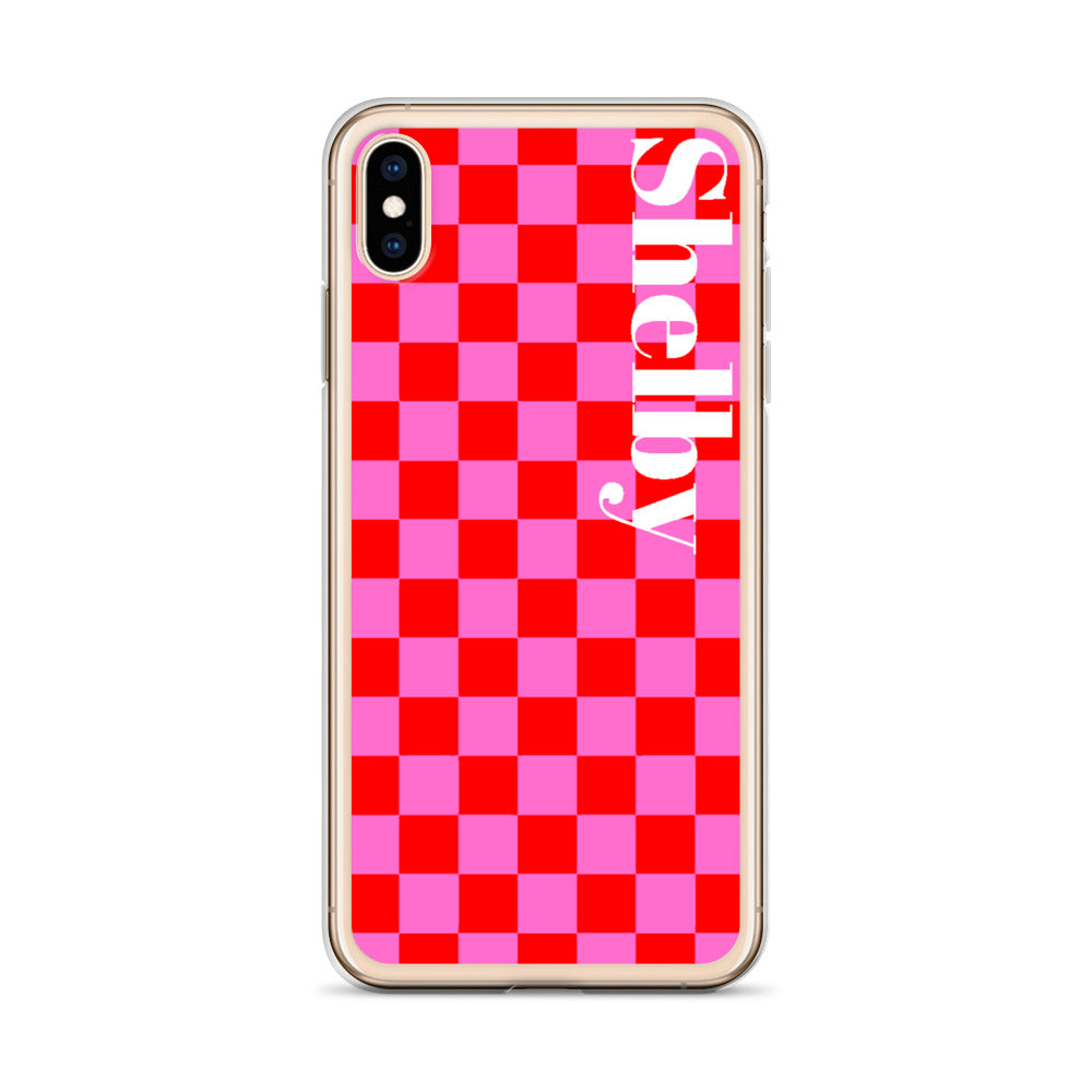 Make It Yours™ Check Pattern iPhone Case