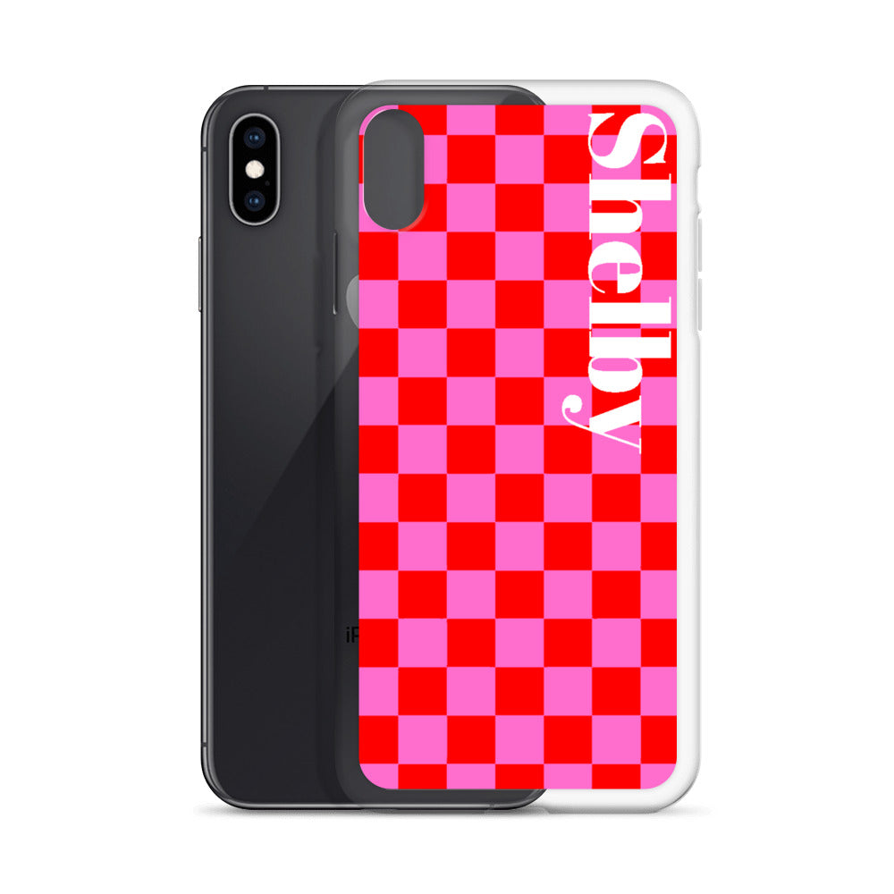 Make It Yours™ Check Pattern iPhone Case