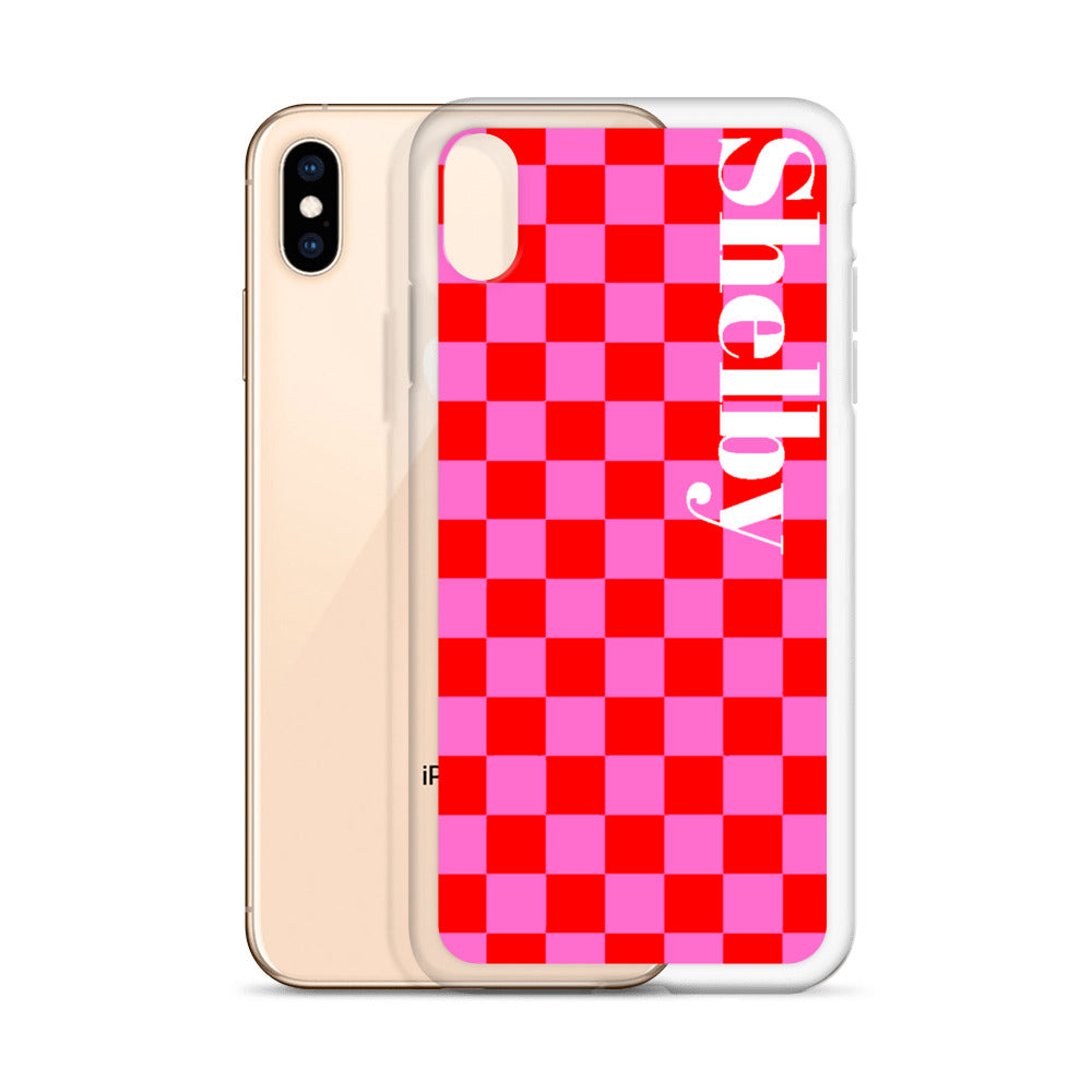 Make It Yours™ Check Pattern iPhone Case