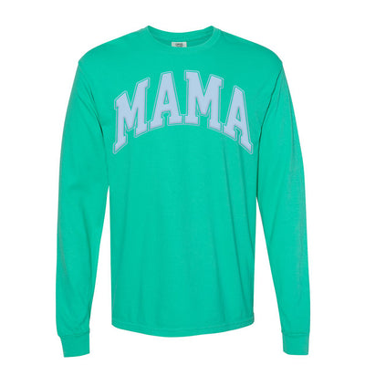 'Mama' PUFF Design Long Sleeve T-Shirt