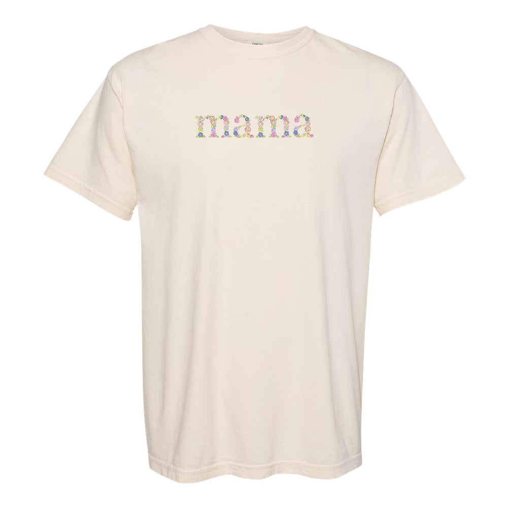 'Floral Mama' Comfort Colors T-Shirt