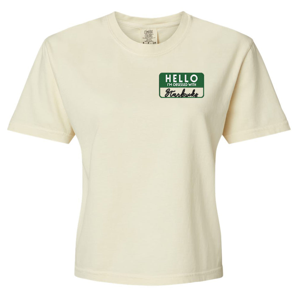 Make It Yours™ 'Hello, I'm Obsessed With...' Comfort Colors Boxy T-Shirt
