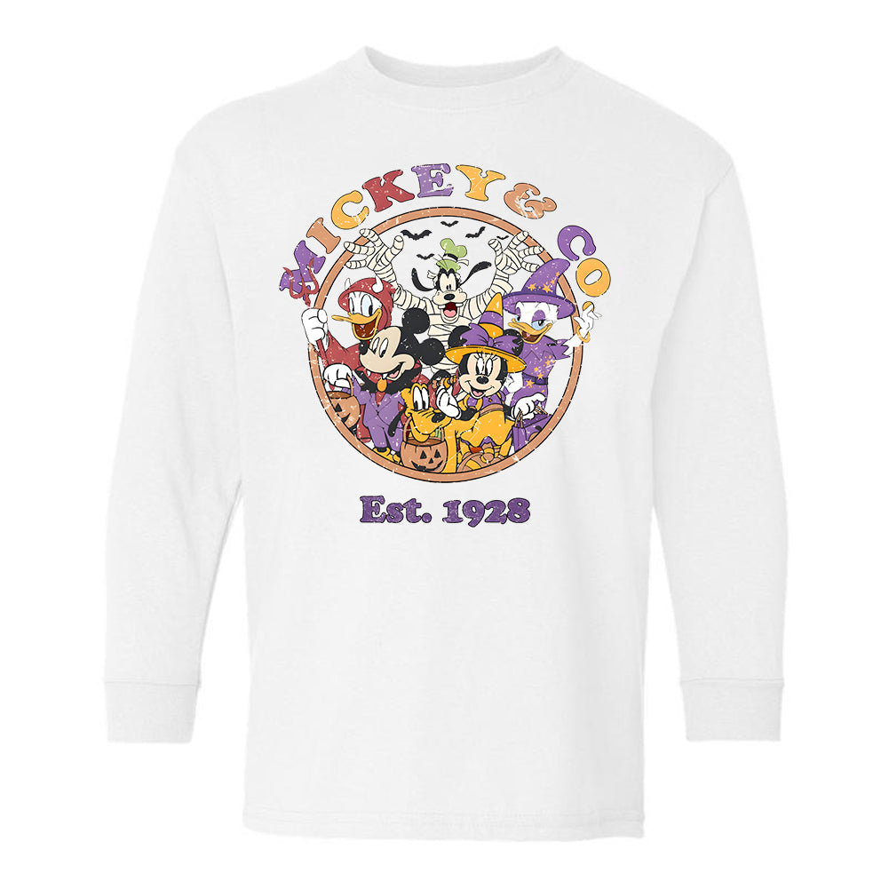 Kids 'Halloween Mickey & Co' Long Sleeve T-Shirt