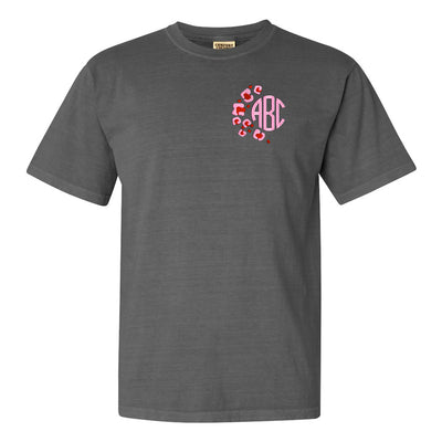 Monogrammed Pink Leopard T-Shirt