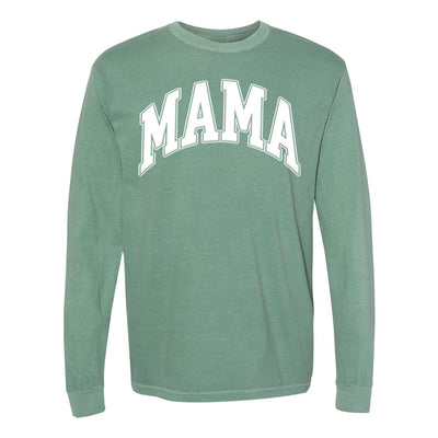 'Mama' PUFF Design Long Sleeve T-Shirt