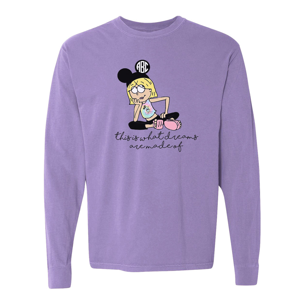 Monogrammed 'Lizzie McGuire Disney' Long Sleeve T-Shirt