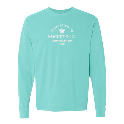 'Return To Mickey & Co.' Embroidered Long Sleeve T-Shirt
