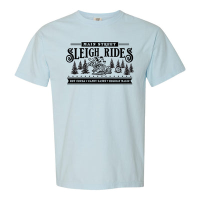 Monogrammed 'Mickey Main Street Sleigh Rides' T-Shirt