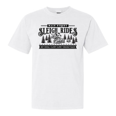 Monogrammed 'Mickey Main Street Sleigh Rides' T-Shirt