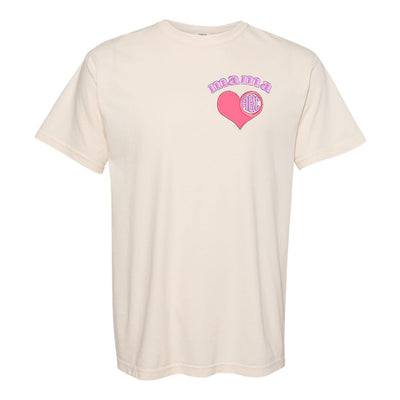 Monogrammed 'Mama' Comfort Colors T-Shirt