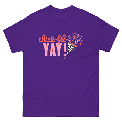 Monogrammed 'Chick-fil-YAY' Basic T-Shirt