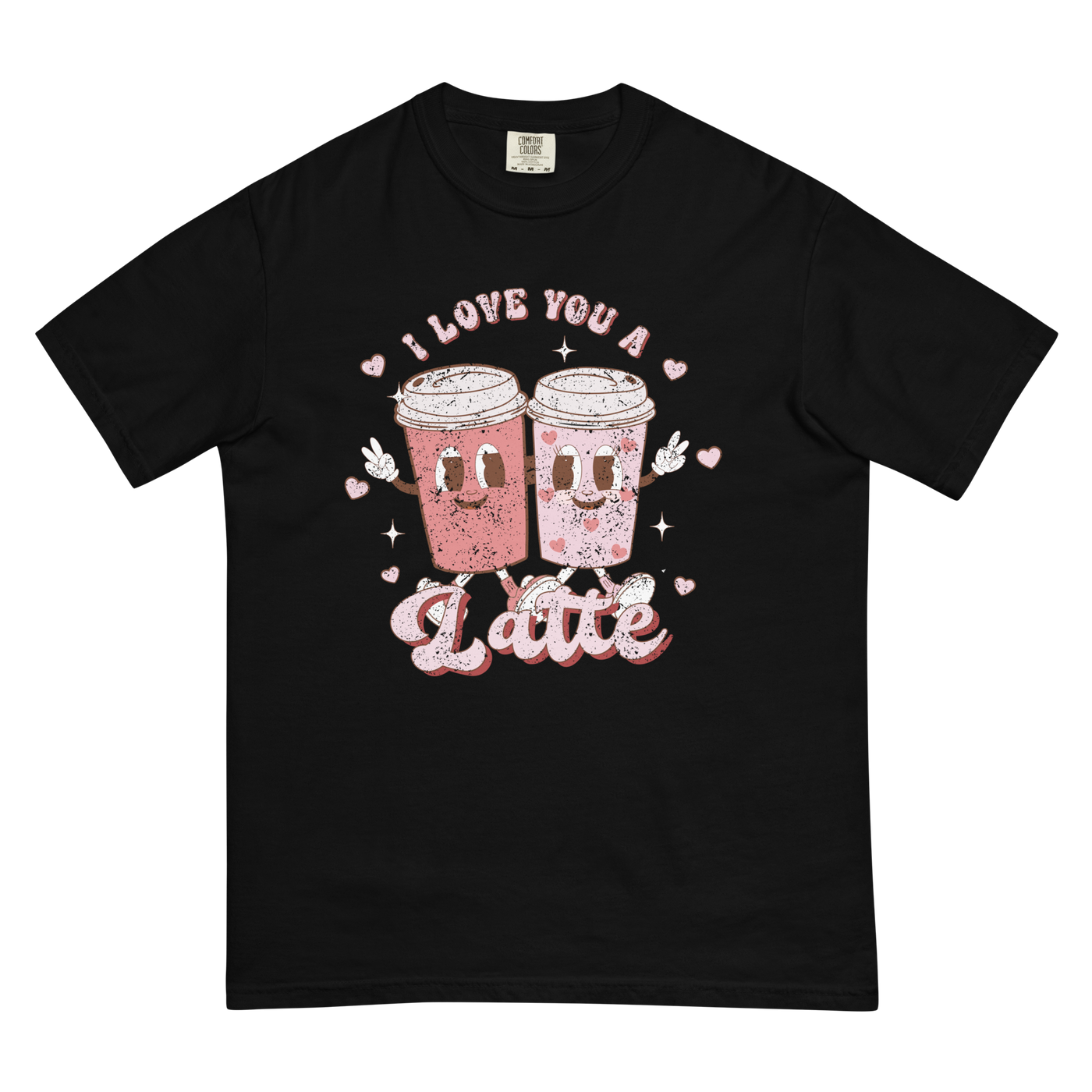Monogrammed 'I Love You A Latte' T-Shirt
