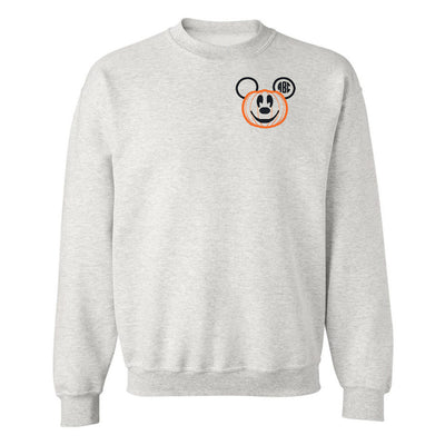 Monogrammed Mickey Pumpkin Crewneck Sweatshirt
